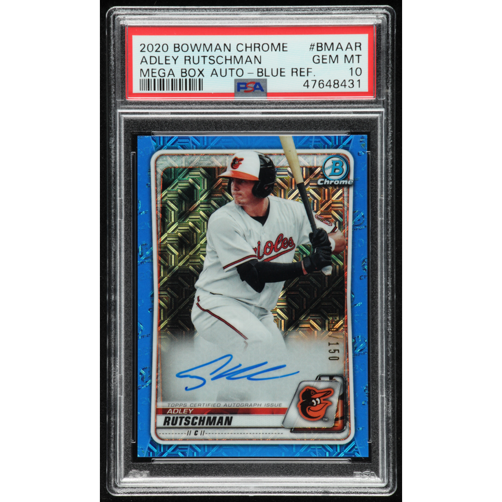 Adley Rutschman 2020 Bowman Chrome Mega Box Prospect Autograph