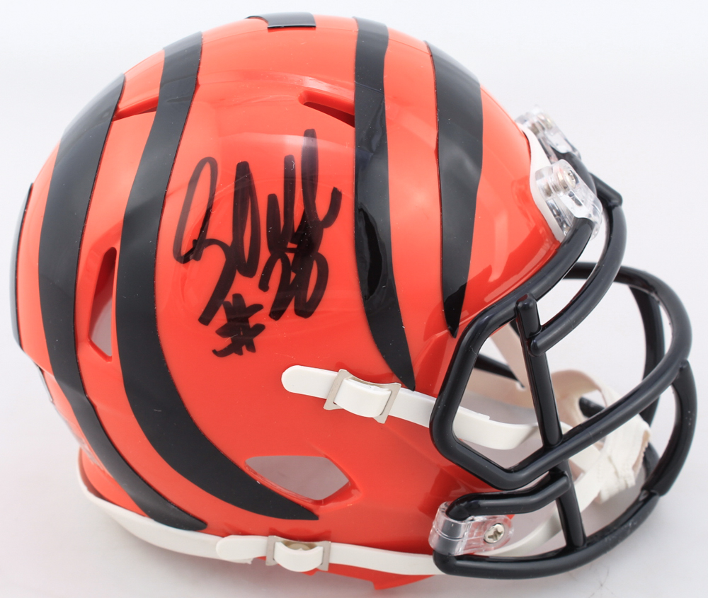 Corey Dillon Signed Bengals Speed Mini Helmet (Schwartz COA) at PristineAuction.com Corey Dillon Signed Bengals Speed Mini Helmet (Schwartz COA) at PristineAuction.com