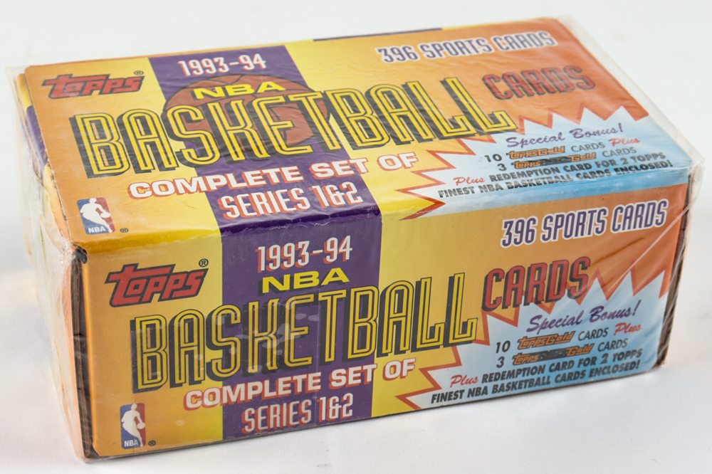 Complete Set Of 396 1993 94 Topps Basketball Cards Pristine Auction