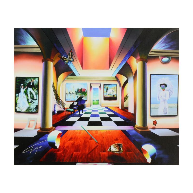 "Room of Splendor" LE 12x10 Giclee on Canvas by Ferjo (Artova) at PristineAuction.com "Room of Splendor" LE 12x10 Giclee on Canvas by Ferjo (Artova) at PristineAuction.com