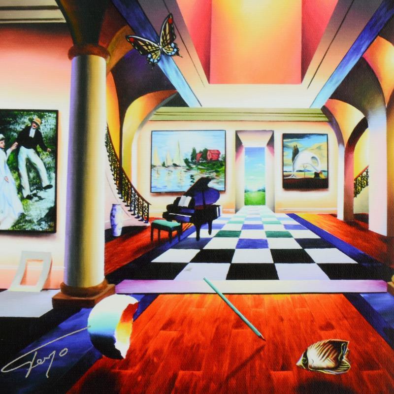 "Room of Splendor" LE 12x10 Giclee on Canvas by Ferjo (Artova) at PristineAuction.com "Room of Splendor" LE 12x10 Giclee on Canvas by Ferjo (Artova) at PristineAuction.com