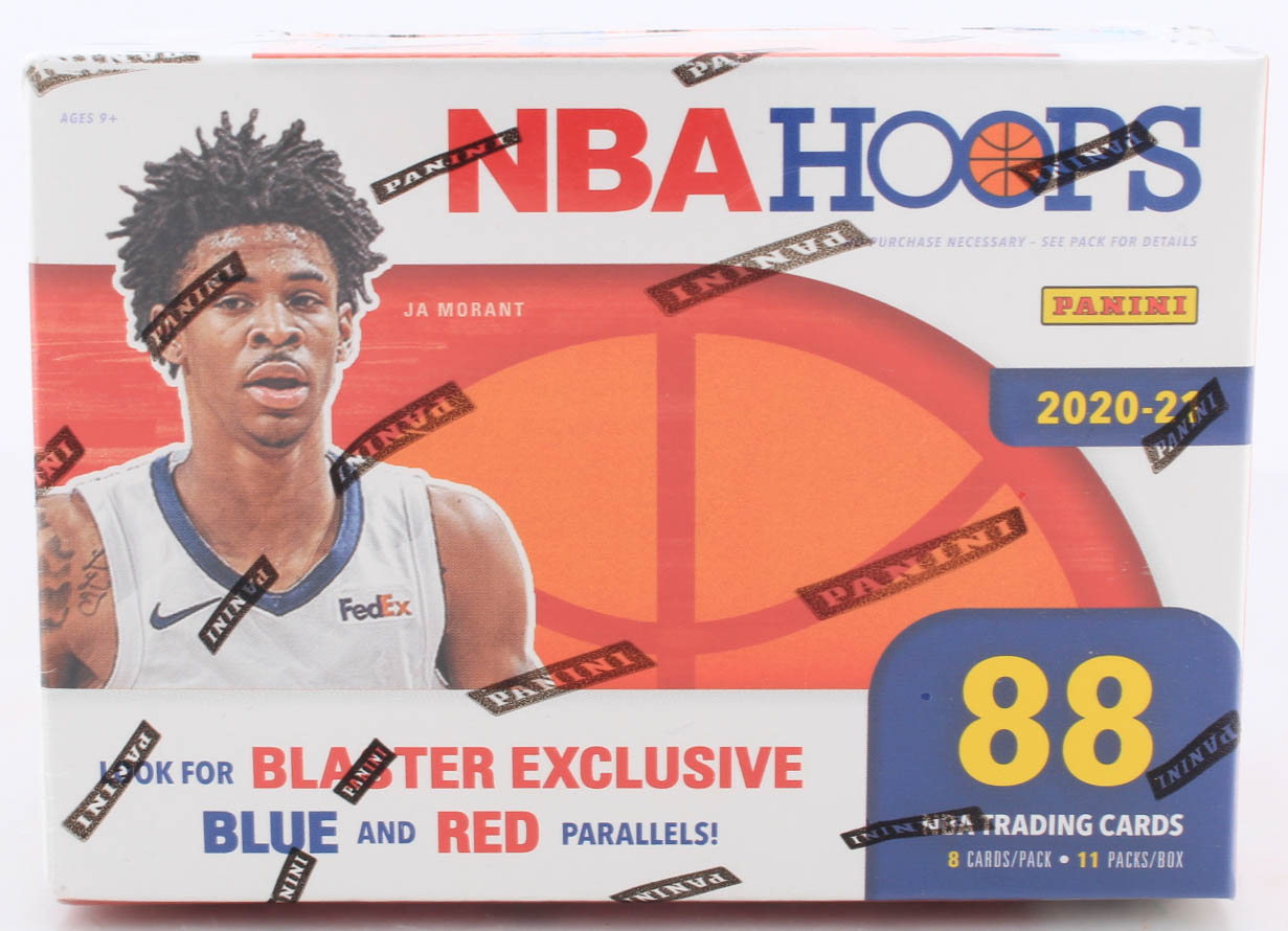2020-21 Panini NBA Hoops Basketball Blaster Box with (88) Cards at PristineAuction.com 2020-21 Panini NBA Hoops Basketball Blaster Box with (88) Cards at PristineAuction.com
