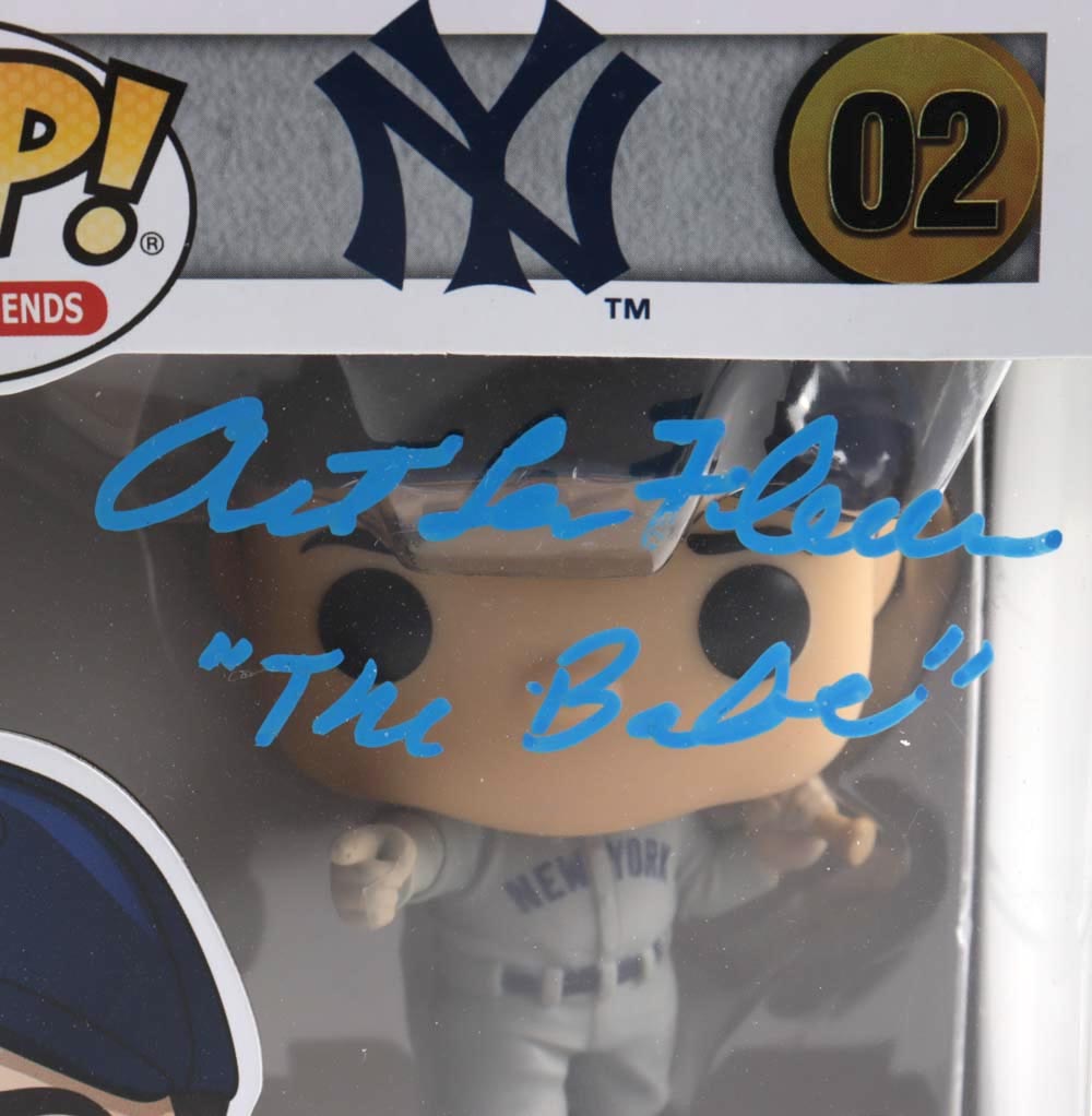 Art LaFleur Signed Yankees #02 Babe Ruth Funko Pop! Vinyl Figure ...