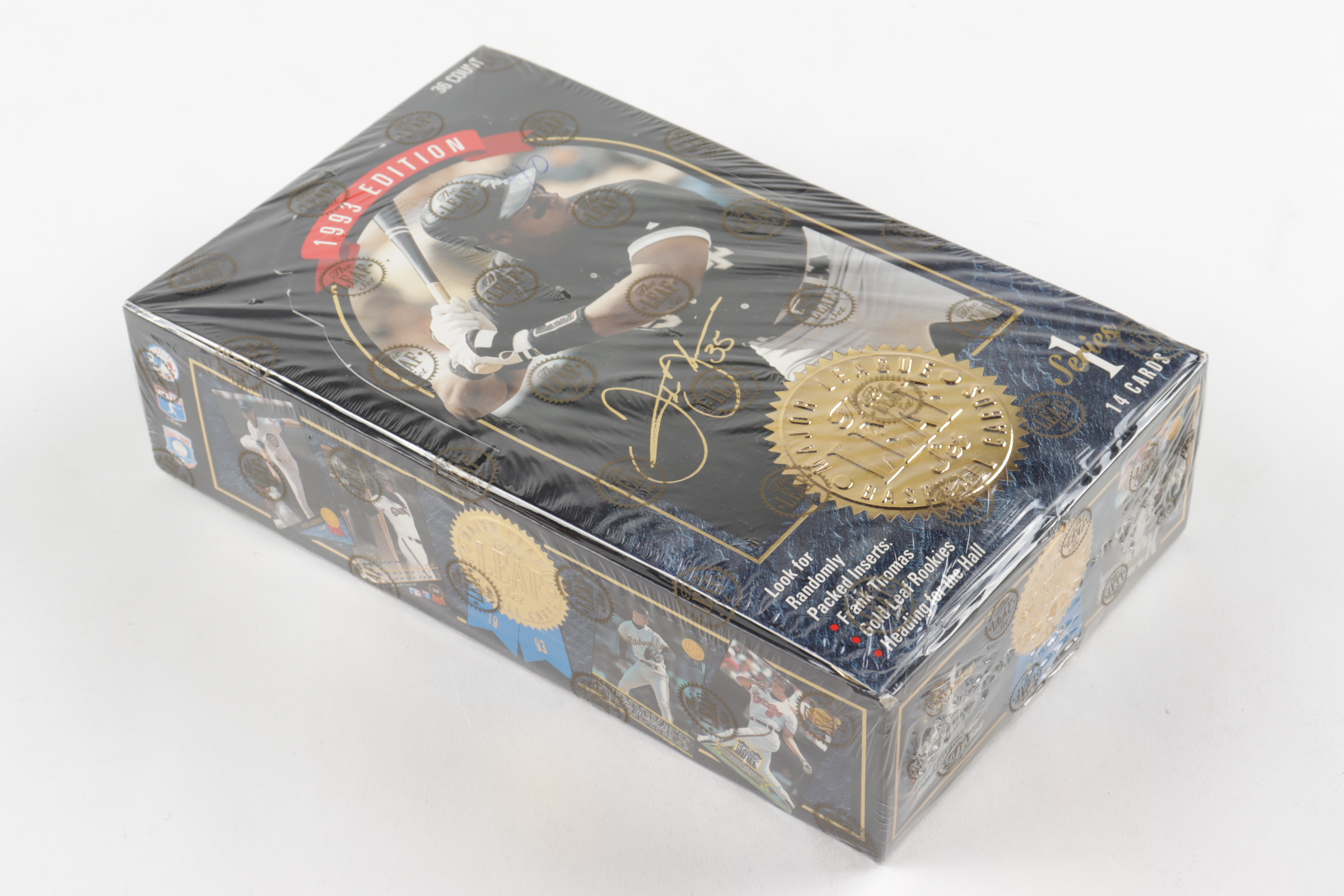 1993 Leaf Series 1 Baseball Hobby Box of (36) Packs at PristineAuction.com 1993 Leaf Series 1 Baseball Hobby Box of (36) Packs at PristineAuction.com