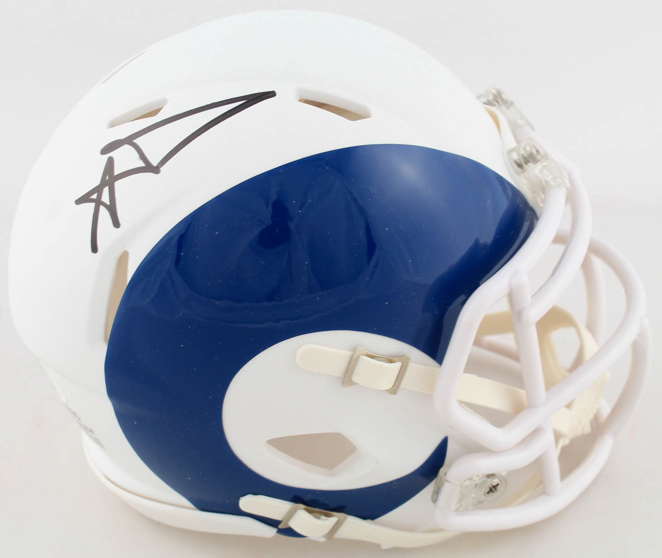 Aaron Donald Signed Rams AMP Alternate Speed Mini Helmet (JSA COA) at PristineAuction.com Aaron Donald Signed Rams AMP Alternate Speed Mini Helmet (JSA COA) at PristineAuction.com