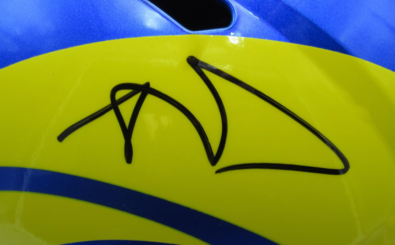 Aaron Donald Signed Rams Full-Size Speed Helmet (JSA COA) at PristineAuction.com Aaron Donald Signed Rams Full-Size Speed Helmet (JSA COA) at PristineAuction.com