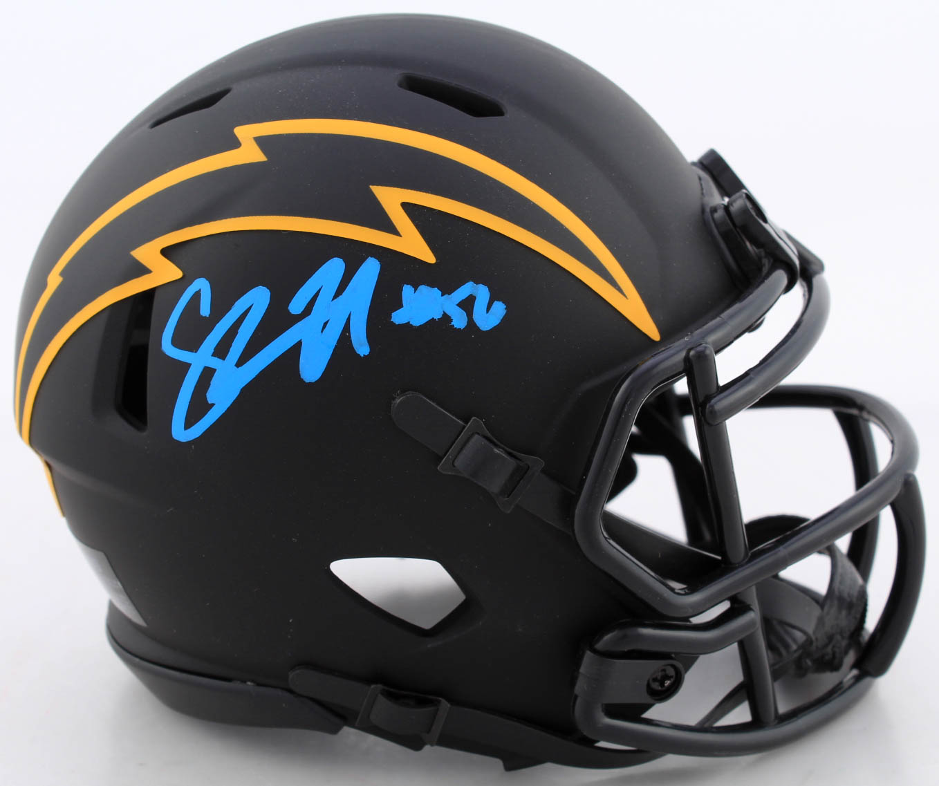Shawne Merriman Signed Chargers Eclipse Alternate Speed Mini-Helmet (PSA COA) at PristineAuction.com Shawne Merriman Signed Chargers Eclipse Alternate Speed Mini-Helmet (PSA COA) at PristineAuction.com