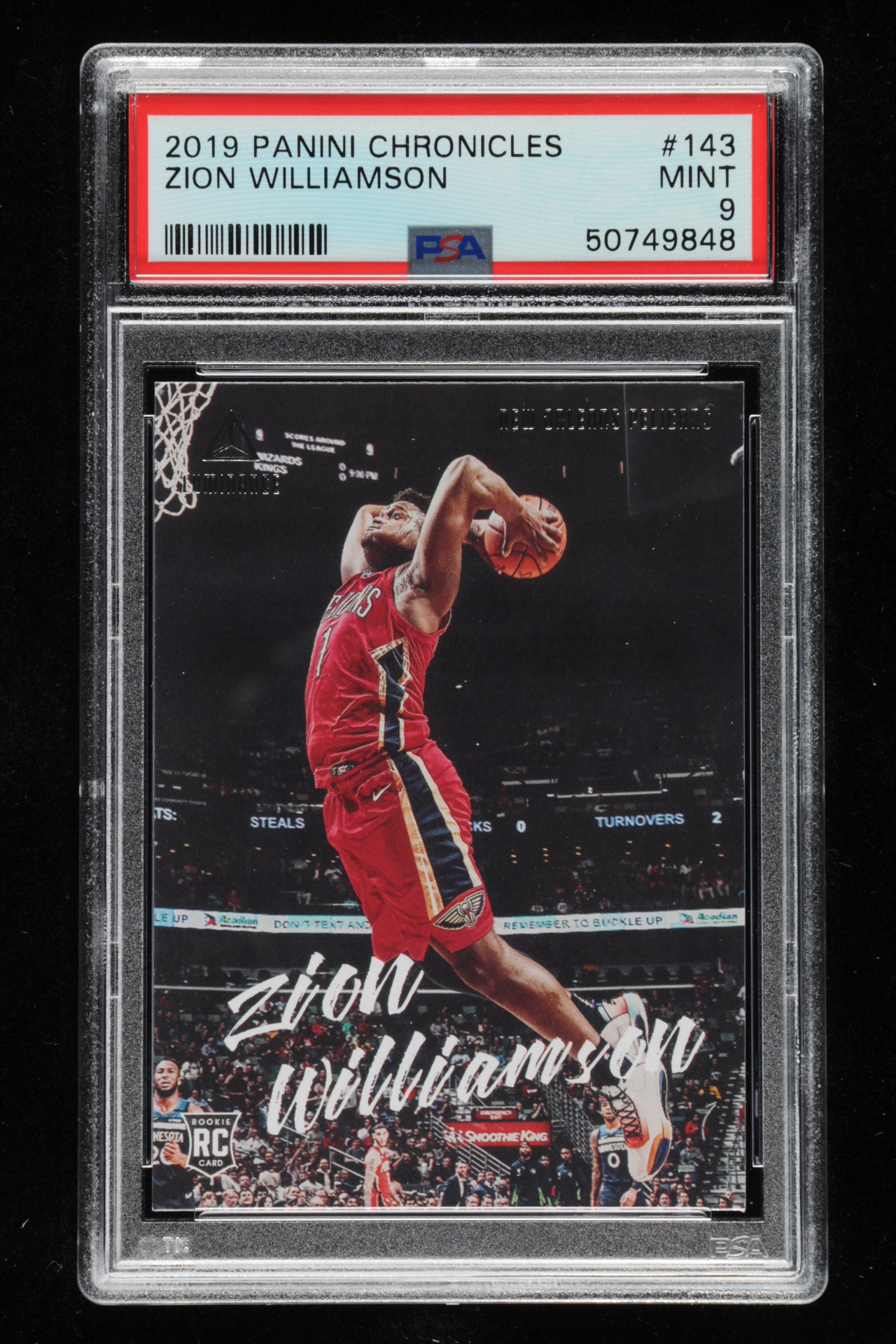 Zion Williamson 2019-20 Panini Chronicles #143 Luminance (PSA 9) at PristineAuction.com Zion Williamson 2019-20 Panini Chronicles #143 Luminance (PSA 9) at PristineAuction.com