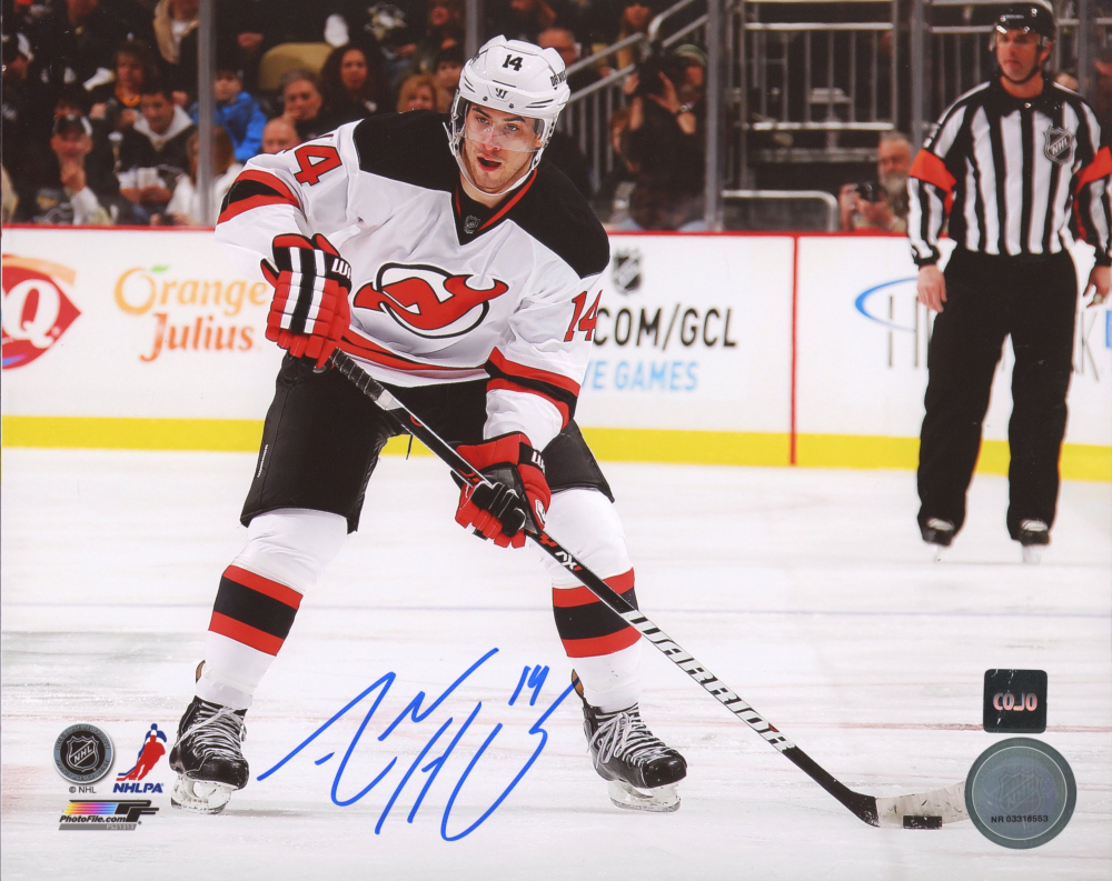 Adam Henrique Signed Devils 8x10 Photo (COJO COA) | Pristine Auction
