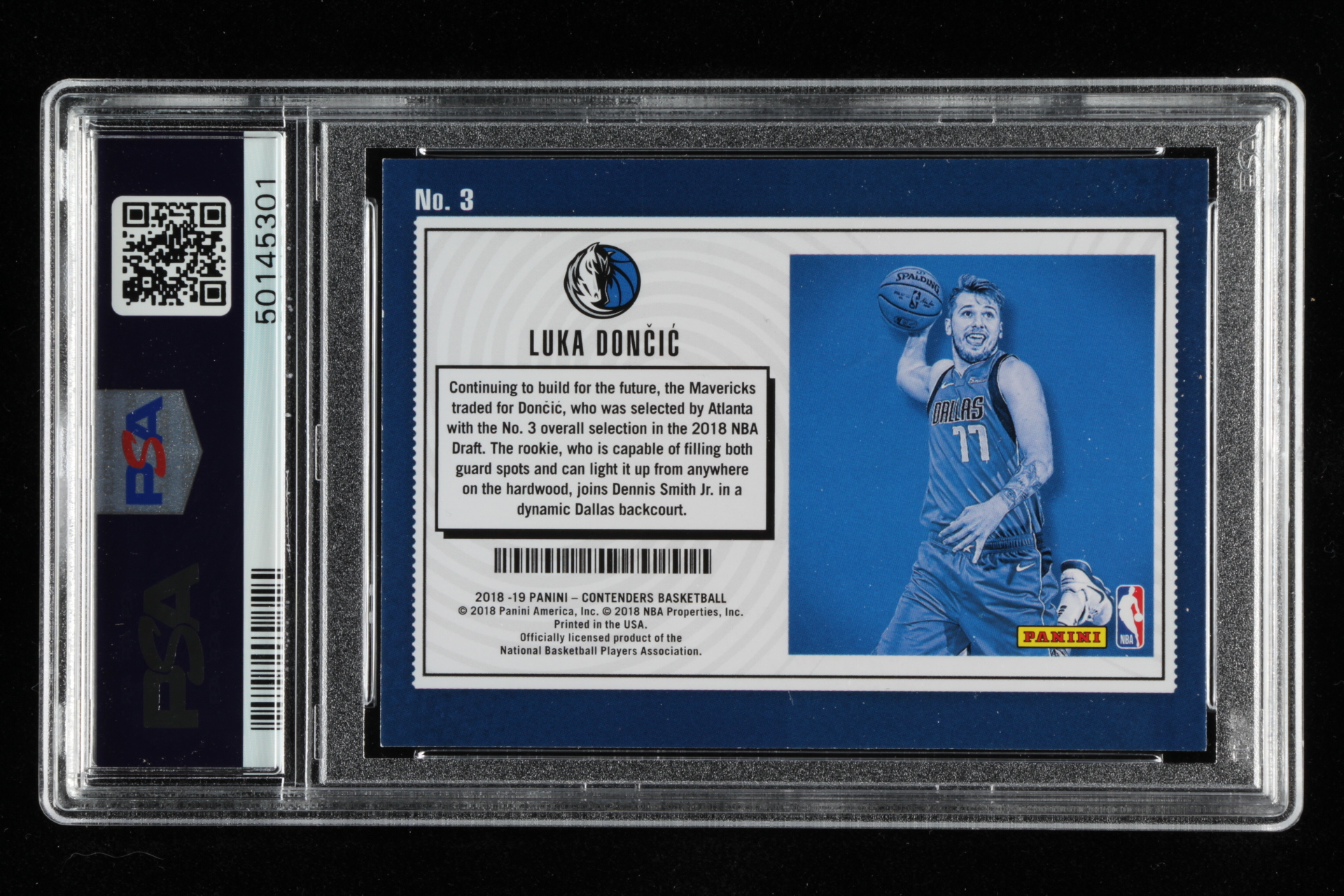 Luka Doncic 2018-19 Panini Contenders Lottery Ticket #3 (PSA 7.5) at PristineAuction.com Luka Doncic 2018-19 Panini Contenders Lottery Ticket #3 (PSA 7.5) at PristineAuction.com
