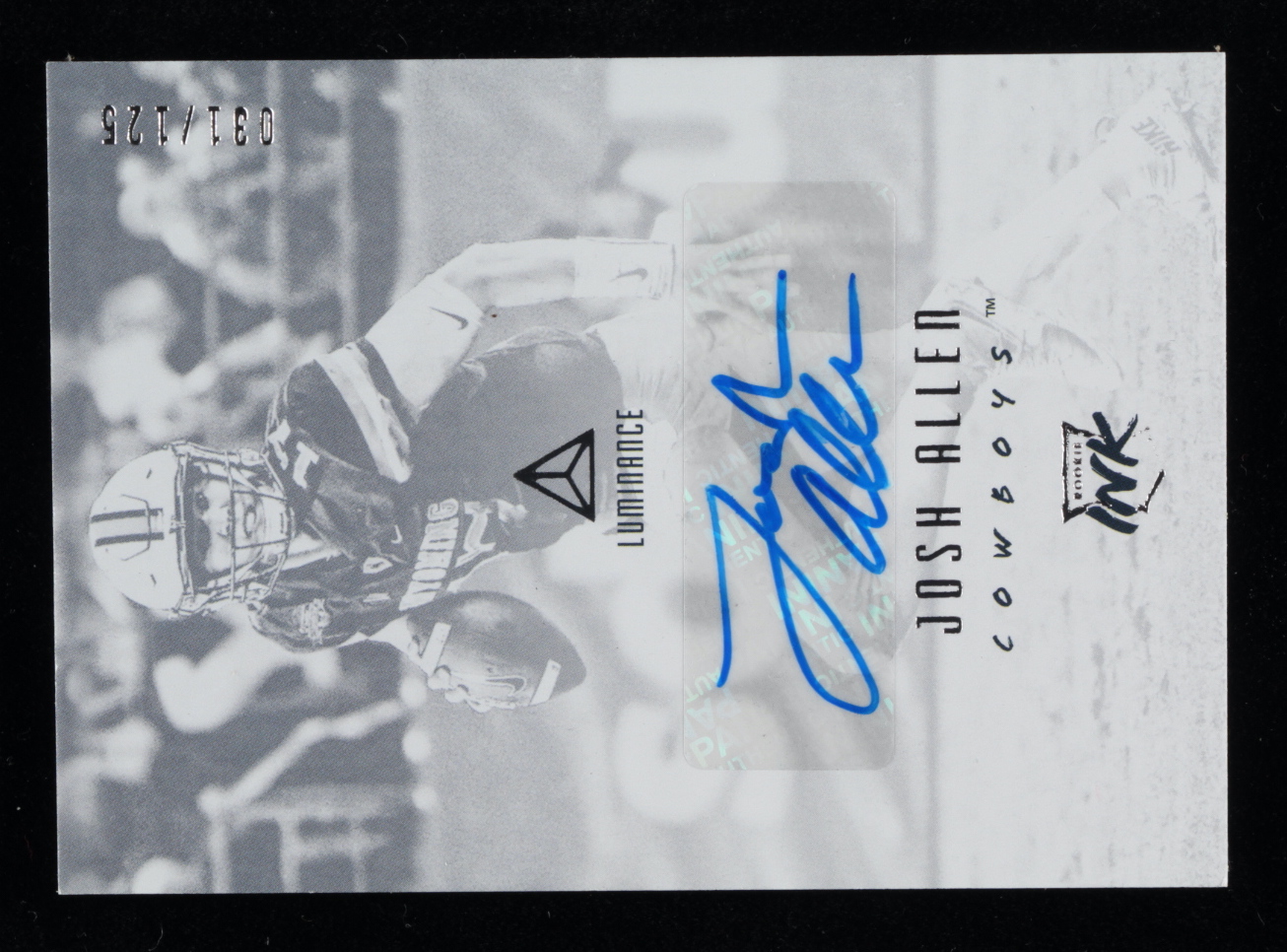 Josh Allen 2018 Panini Luminance Rookie Ink #49 at PristineAuction.com Josh Allen 2018 Panini Luminance Rookie Ink #49 at PristineAuction.com