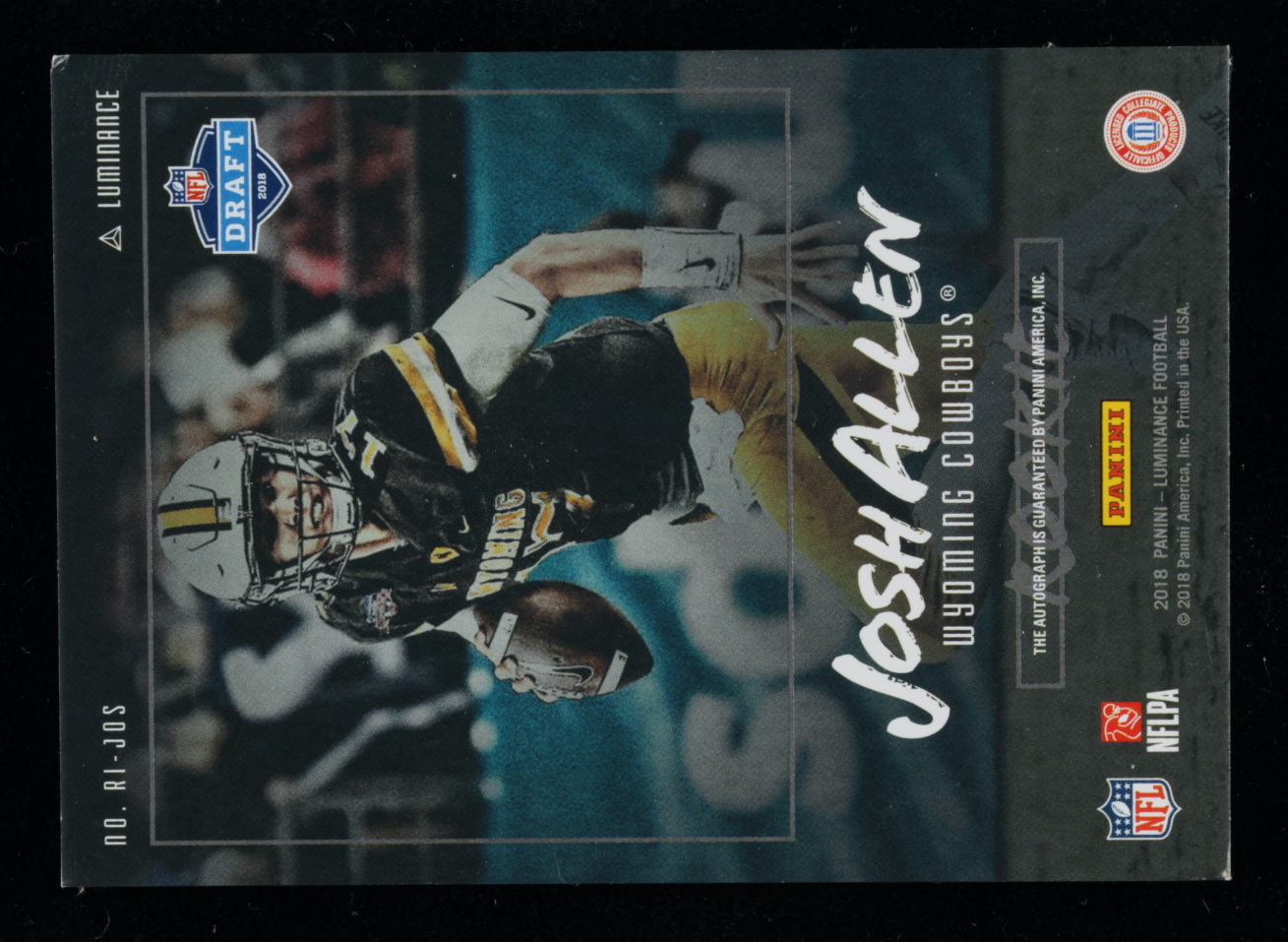 Josh Allen 2018 Panini Luminance Rookie Ink #49 at PristineAuction.com Josh Allen 2018 Panini Luminance Rookie Ink #49 at PristineAuction.com