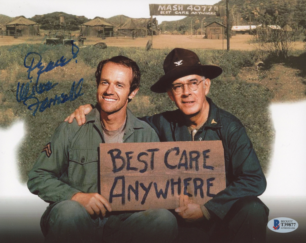 Mike Ferrell Signed "M.A.S.H" 8x10 Photo (Beckett COA) | Pristine Auction