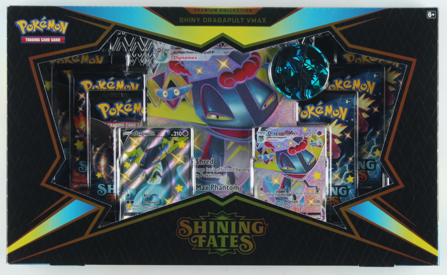 Pokemon TCG: Shining Fates Premium Collection – Shiny Dragapult VMAX at PristineAuction.com Pokemon TCG: Shining Fates Premium Collection – Shiny Dragapult VMAX at PristineAuction.com