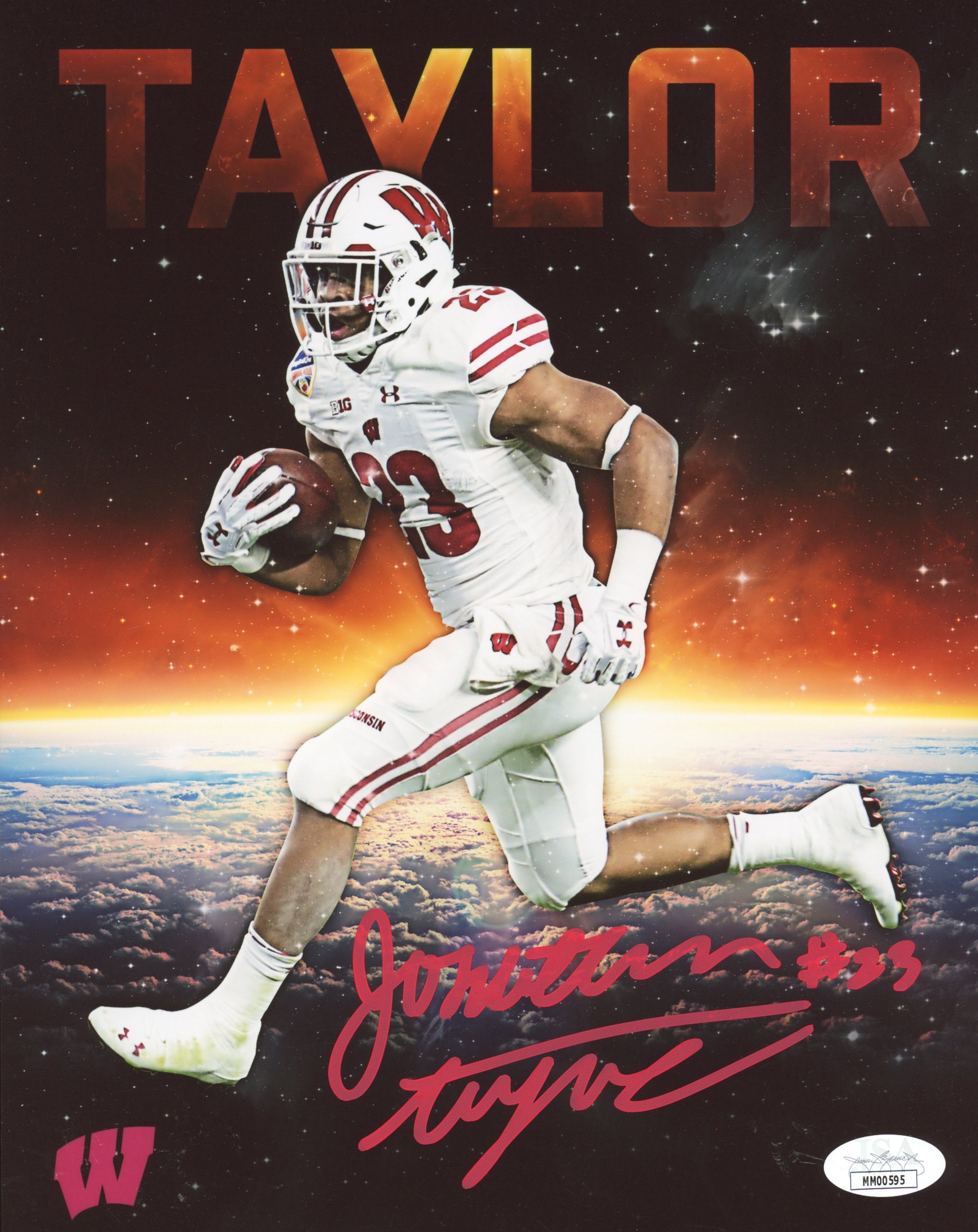 Jonathan Taylor Signed Wisconsin Badgers 8x10 Photo (JSA COA) at PristineAuction.com Jonathan Taylor Signed Wisconsin Badgers 8x10 Photo (JSA COA) at PristineAuction.com