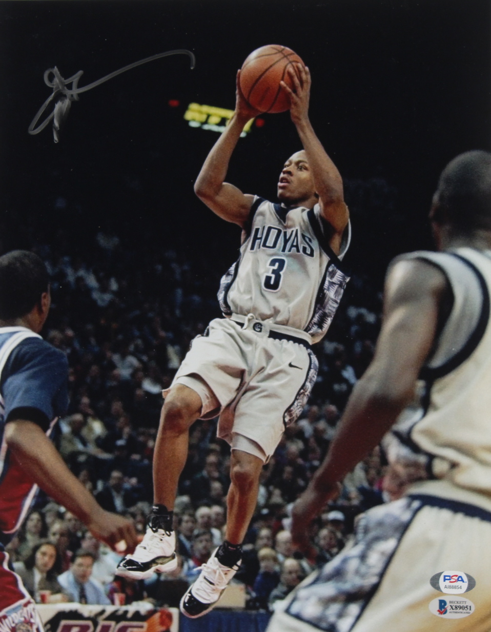 Allen Iverson Signed Georgetown Hoyas 11x14 Photo (Beckett COA & PSA Hologram) (See Description) at PristineAuction.com Allen Iverson Signed Georgetown Hoyas 11x14 Photo (Beckett COA & PSA Hologram) (See Description) at PristineAuction.com