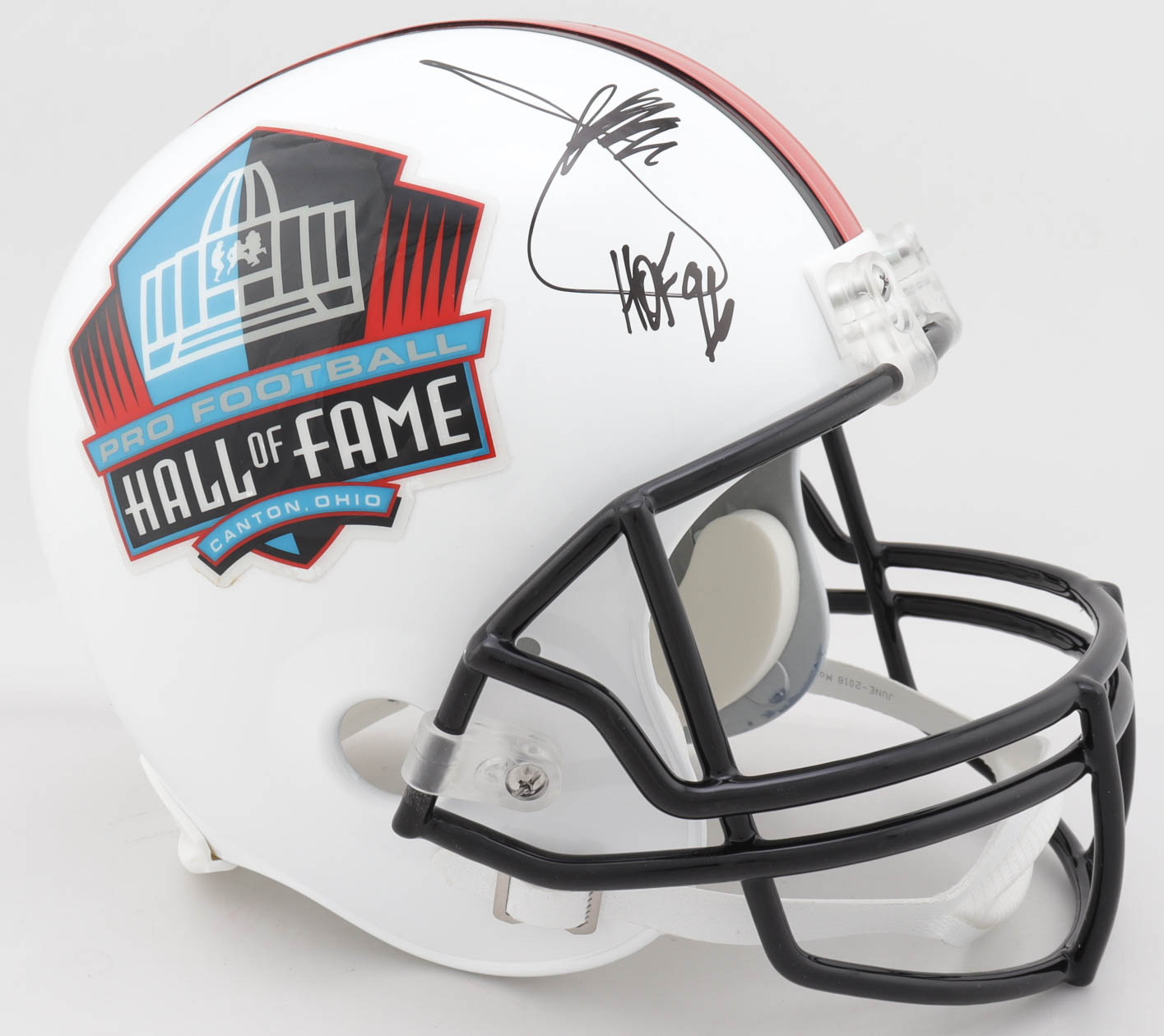 Coach Joe Gibbs Signed Pro Football Hall of Fame Full-Size Helmet Inscribed "HOF 96" (PA COA) at PristineAuction.com Coach Joe Gibbs Signed Pro Football Hall of Fame Full-Size Helmet Inscribed "HOF 96" (PA COA) at PristineAuction.com