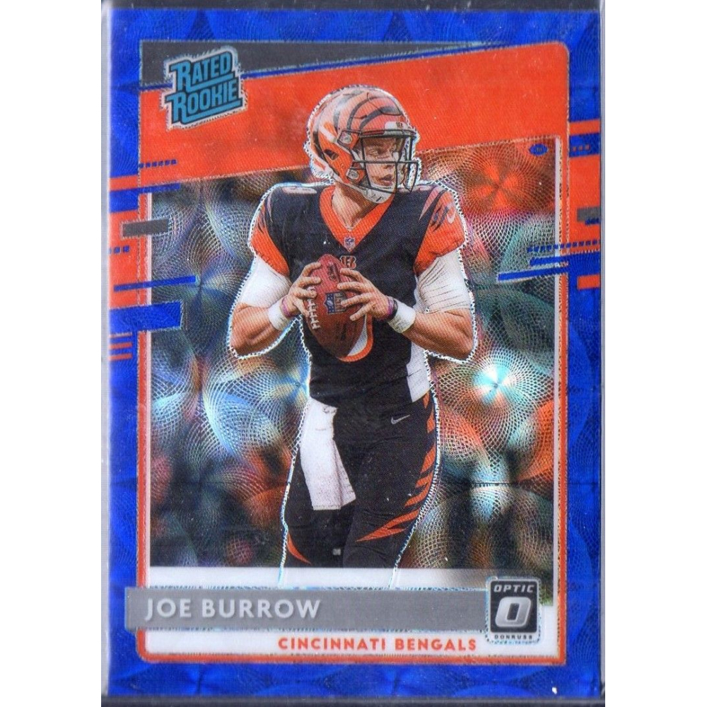 Joe Burrow 2020 Donruss Optic Blue Scope 151 RR Pristine Auction