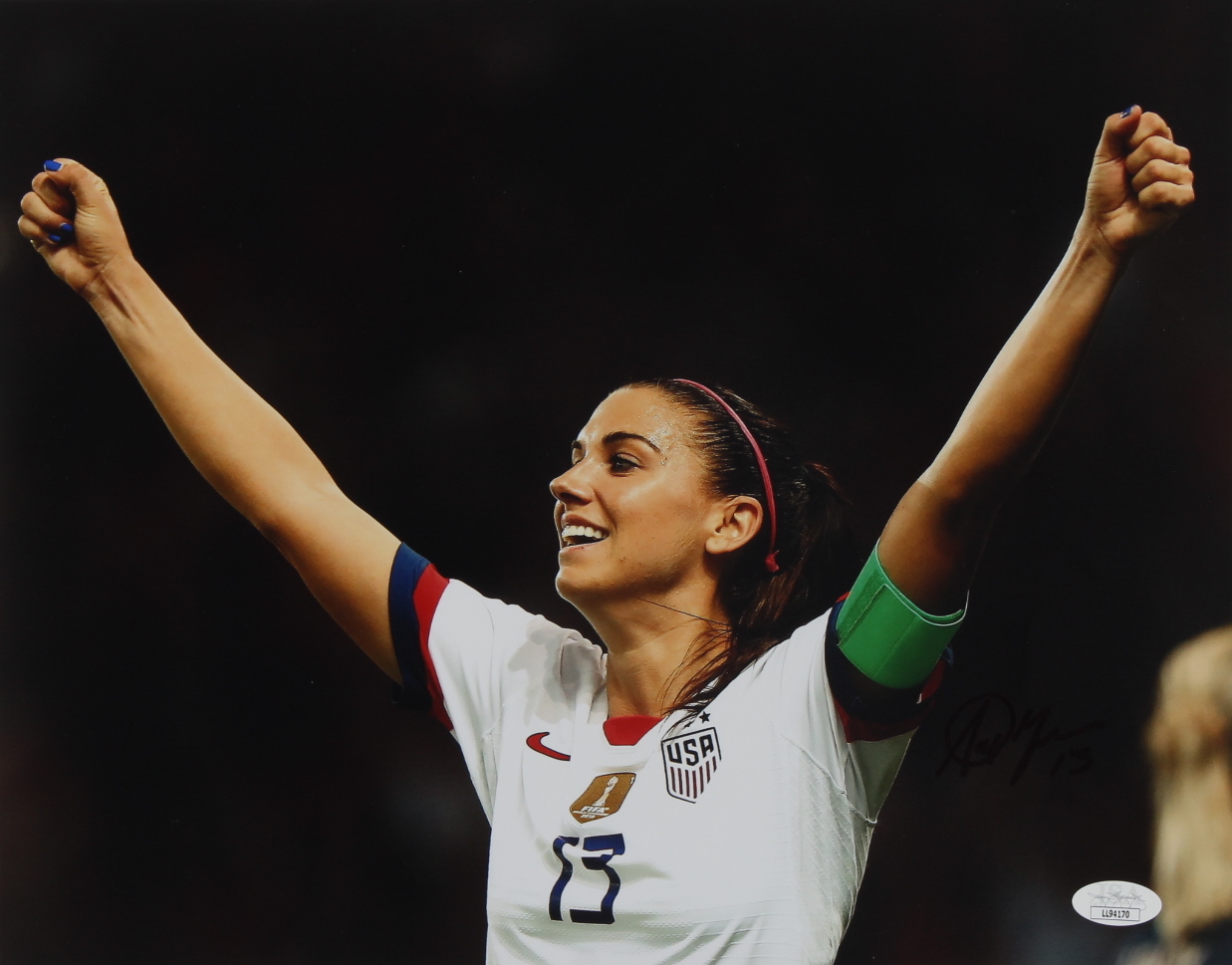 Alex Morgan Signed 11x14 Photo (JSA Hologram) at PristineAuction.com Alex Morgan Signed 11x14 Photo (JSA Hologram) at PristineAuction.com