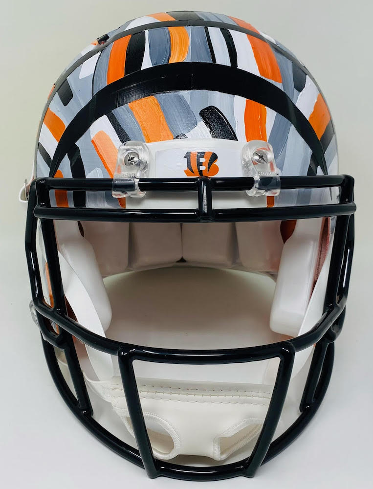 Joe Burrow Signed Bengals LE Full-Size Authentic On-Field Speed Helmet Hand-Painted Art by Charlie Turano III (Fanatics Hologram) at PristineAuction.com Joe Burrow Signed Bengals LE Full-Size Authentic On-Field Speed Helmet Hand-Painted Art by Charlie Turano III (Fanatics Hologram) at PristineAuction.com