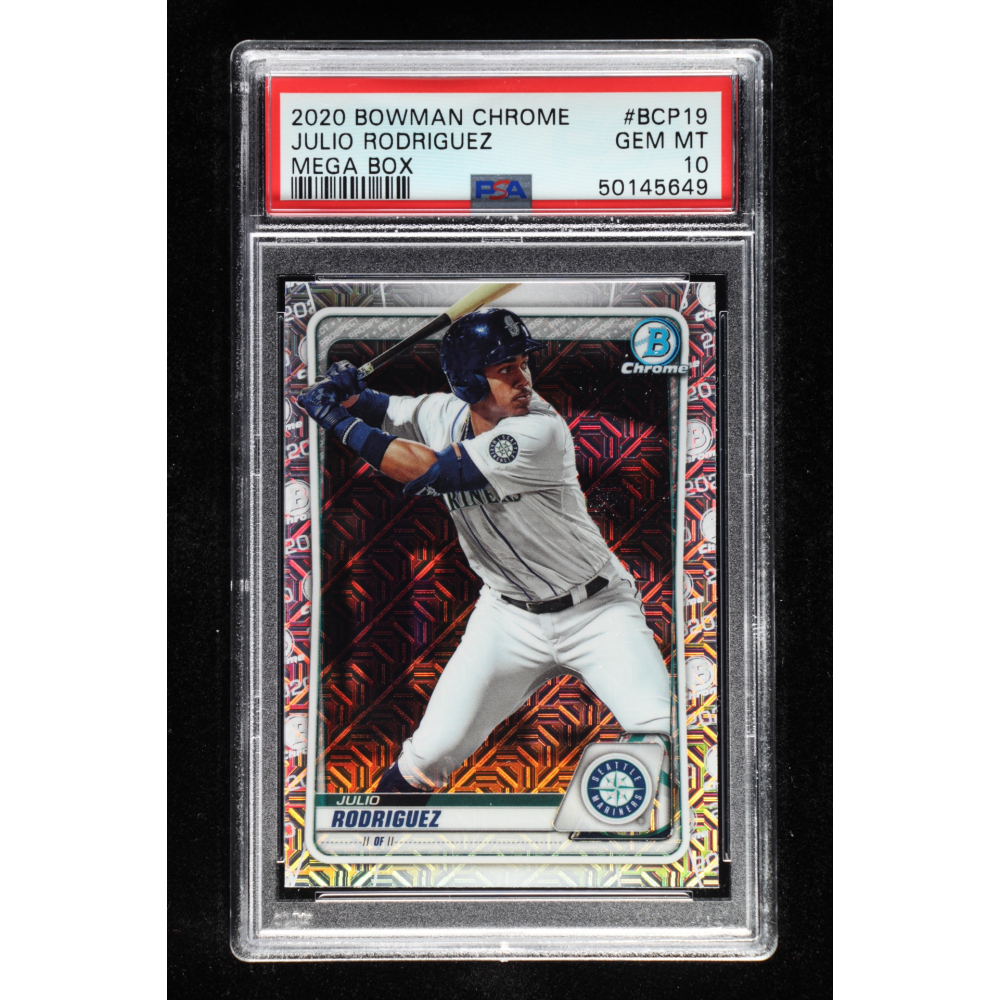 Julio Rodriguez 2020 Bowman Chrome Mega Box Prospects Refractors