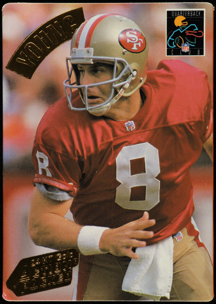 Steve Young  1994 Action Packed 24K Gold #G54 QC