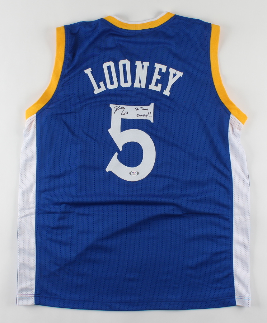 Kevon Looney Signed Jersey Inscribed "2 Time Champ!!" (PSA COA) at PristineAuction.com Kevon Looney Signed Jersey Inscribed "2 Time Champ!!" (PSA COA) at PristineAuction.com