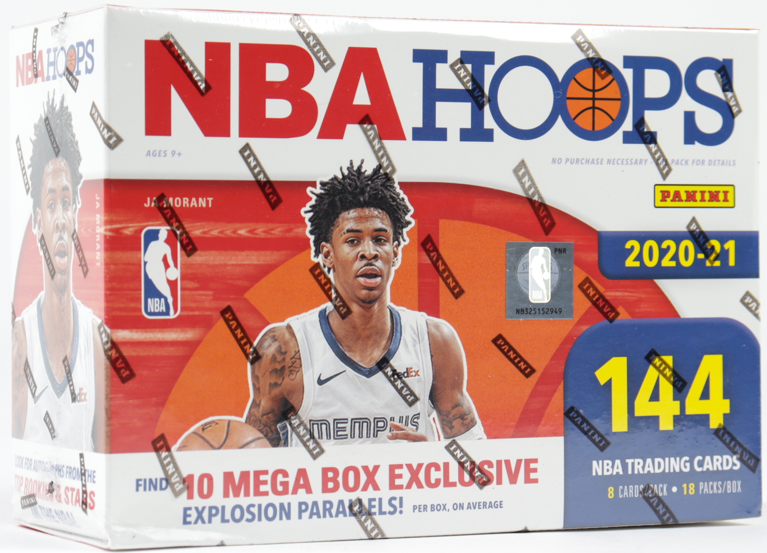 2020-21 NBA Hoops Premium Stock Basketball Mega Box with (18) Packs at PristineAuction.com 2020-21 NBA Hoops Premium Stock Basketball Mega Box with (18) Packs at PristineAuction.com