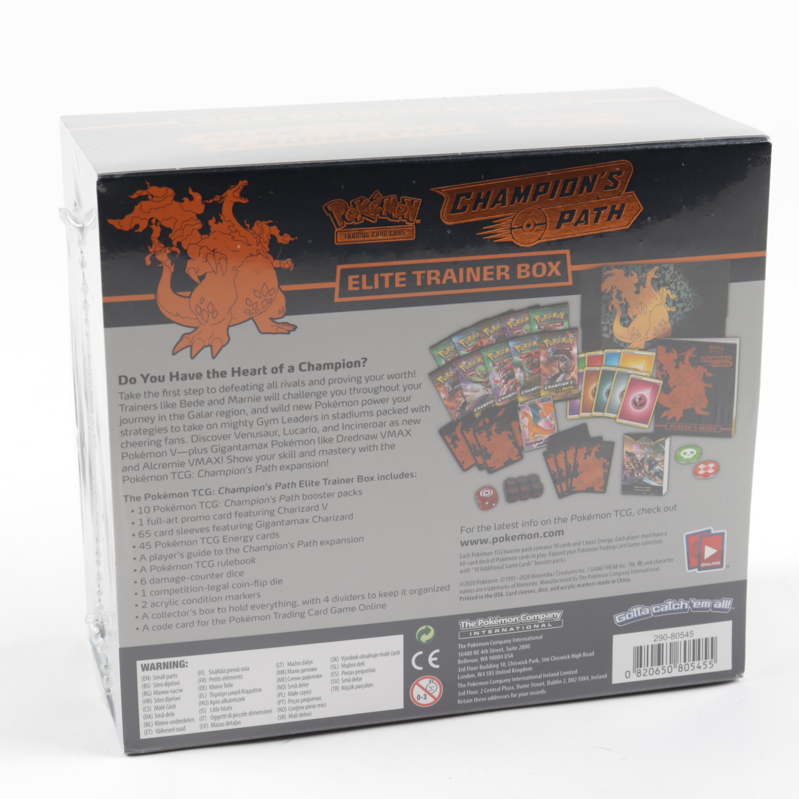 Pokemon Champion's Path Elite Trainer Box with (10) Booster Packs at PristineAuction.com Pokemon Champion's Path Elite Trainer Box with (10) Booster Packs at PristineAuction.com