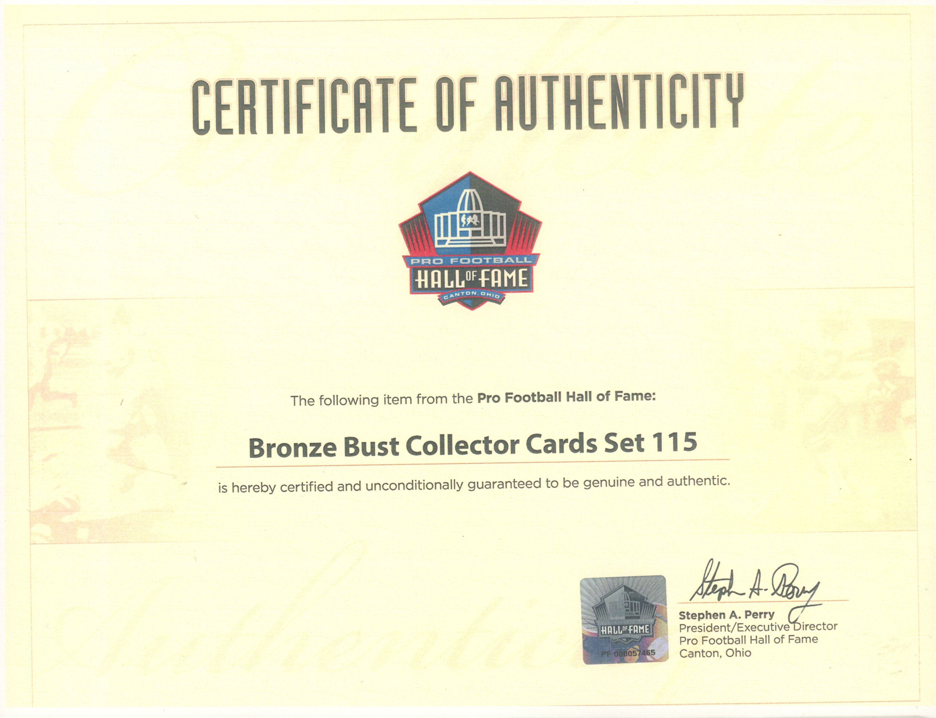 Lawrence Taylor Signed LE Bronze Bust Football Hall of Fame Postcard (Pro Football Hall of Fame COA) at PristineAuction.com Lawrence Taylor Signed LE Bronze Bust Football Hall of Fame Postcard (Pro Football Hall of Fame COA) at PristineAuction.com