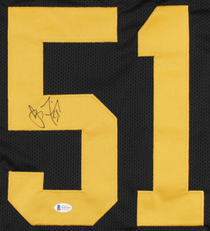James Farrior Signed Career Highlight Stat Jersey (Beckett COA) at PristineAuction.com James Farrior Signed Career Highlight Stat Jersey (Beckett COA) at PristineAuction.com