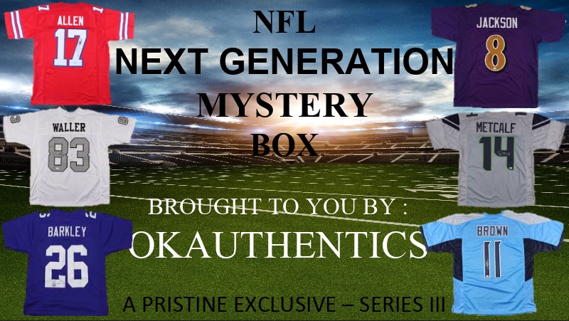 OKAUTHENTICS NFL Next Generation Jersey Mystery Box Series III at PristineAuction.com OKAUTHENTICS NFL Next Generation Jersey Mystery Box Series III at PristineAuction.com