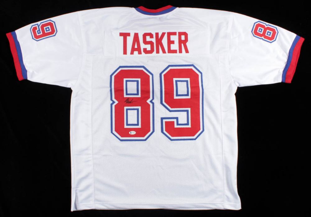 Steve Tasker Signed Jersey (Beckett COA) at PristineAuction.com Steve Tasker Signed Jersey (Beckett COA) at PristineAuction.com