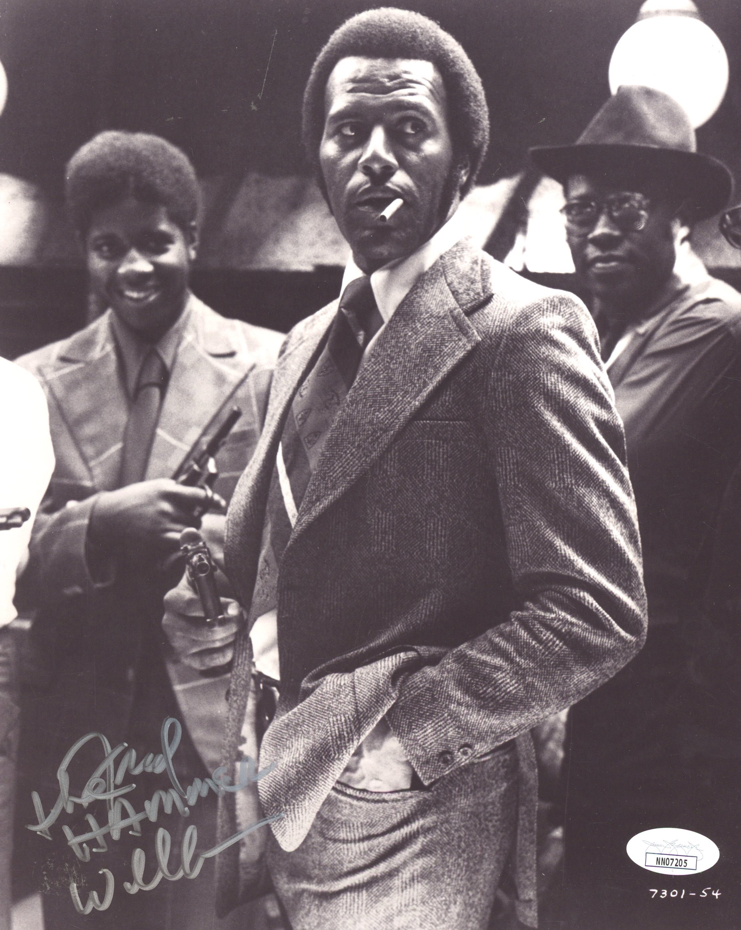 Fred Williamson Signed 8x10 Photo Inscribed "The Hammer" (JSA COA) at PristineAuction.com Fred Williamson Signed 8x10 Photo Inscribed "The Hammer" (JSA COA) at PristineAuction.com