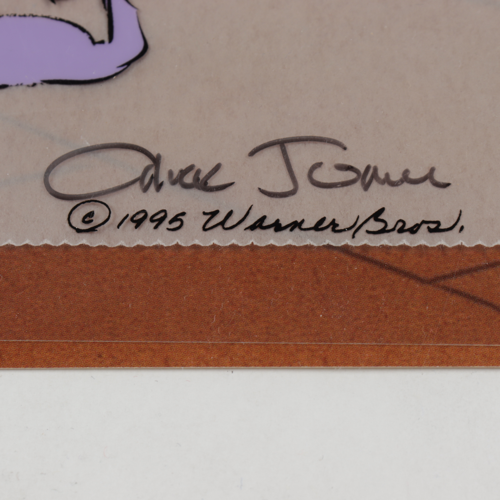 Chuck Jones Signed "Rude Jester" Sold Out LE 10x12 Animation Cel with Hand Painted Color at PristineAuction.com Chuck Jones Signed "Rude Jester" Sold Out LE 10x12 Animation Cel with Hand Painted Color at PristineAuction.com