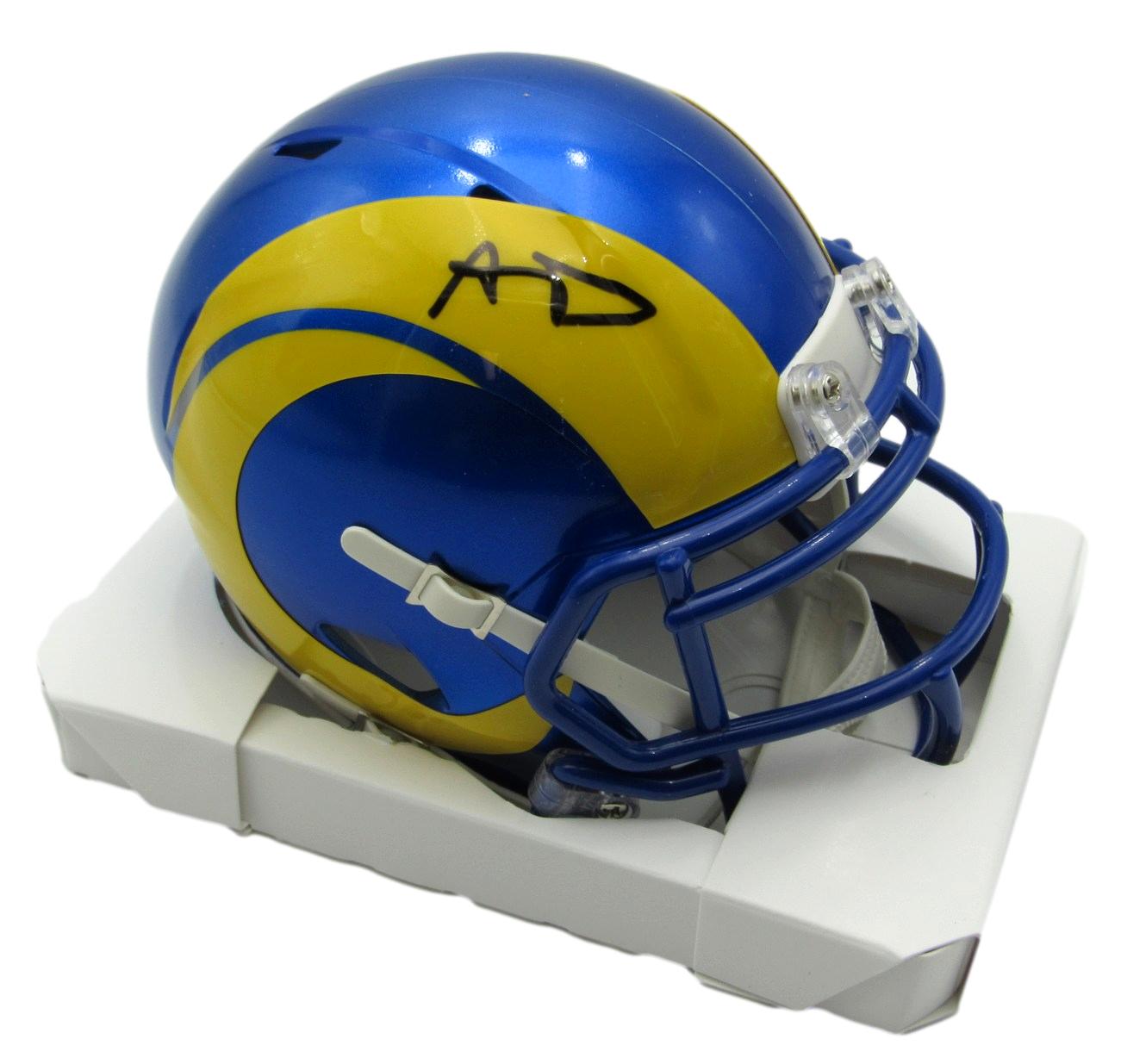 Aaron Donald Signed Rams Speed Mini Helmet (JSA COA) at PristineAuction.com Aaron Donald Signed Rams Speed Mini Helmet (JSA COA) at PristineAuction.com