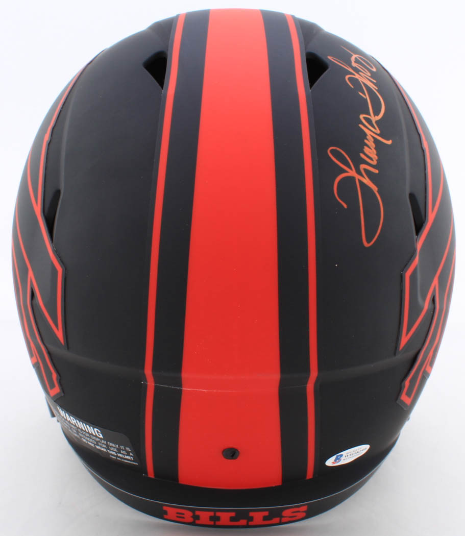 Thurman Thomas Signed Bills Full-Size Eclipse Alternate Speed Helmet (Beckett COA) at PristineAuction.com Thurman Thomas Signed Bills Full-Size Eclipse Alternate Speed Helmet (Beckett COA) at PristineAuction.com