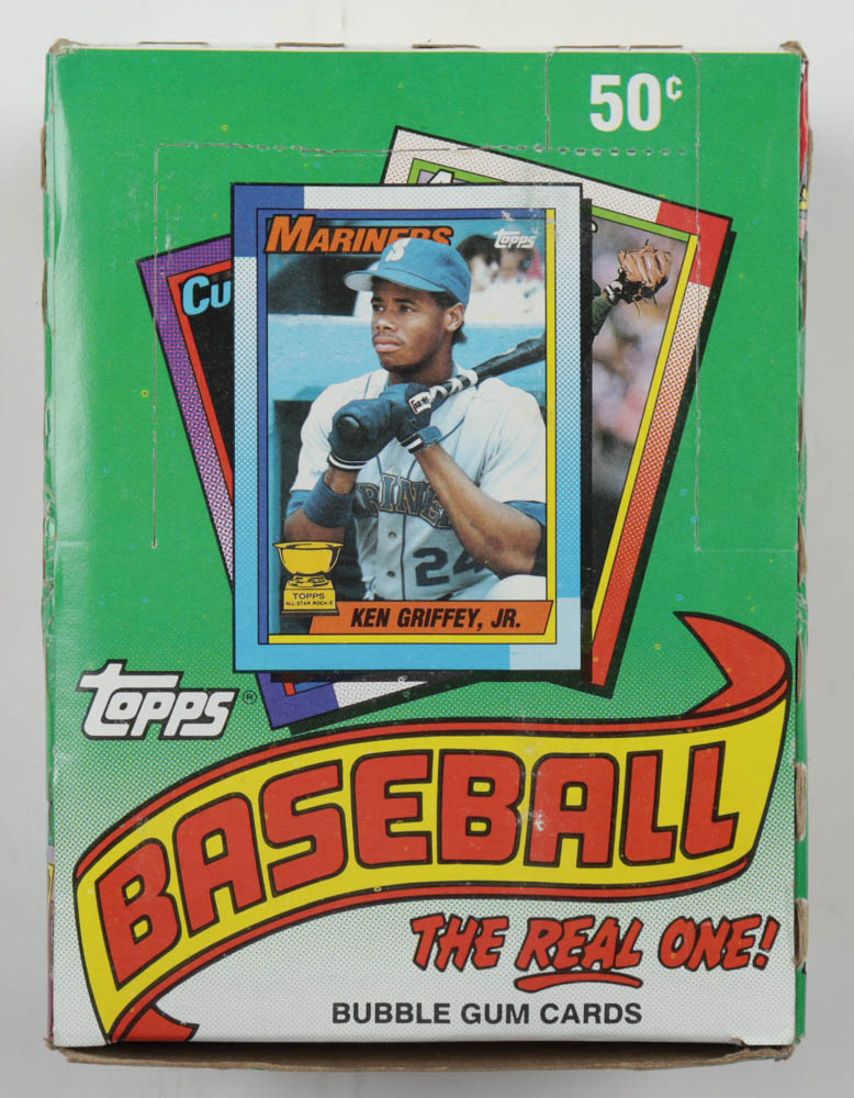 1990 Topps Baseball Wax Box of (36) Packs at PristineAuction.com 1990 Topps Baseball Wax Box of (36) Packs at PristineAuction.com