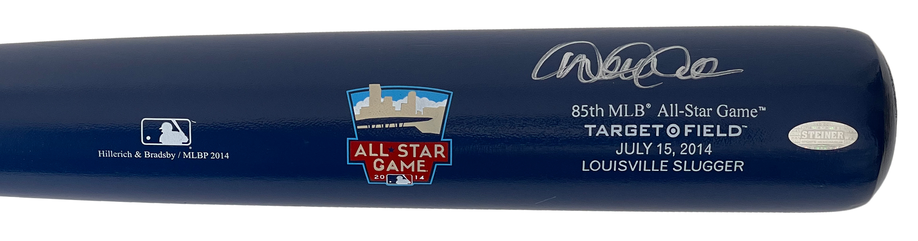 Set of (2) Derek Jeter Signed 2014 All-Star Game Items with Louisville Slugger Bat & Baseball (Steiner COA & MLB Authentication Hologram) at PristineAuction.com Set of (2) Derek Jeter Signed 2014 All-Star Game Items with Louisville Slugger Bat & Baseball (Steiner COA & MLB Authentication Hologram) at PristineAuction.com