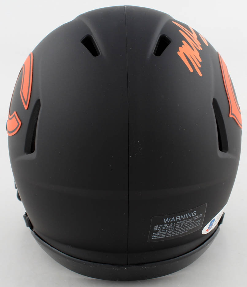 Mike Singletary Signed Bears Eclipse Alternate Speed Mini Helmet Inscribed "HOF 98" (Beckett COA) at PristineAuction.com Mike Singletary Signed Bears Eclipse Alternate Speed Mini Helmet Inscribed "HOF 98" (Beckett COA) at PristineAuction.com