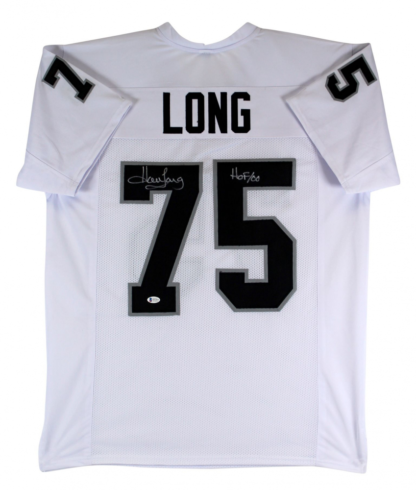 Howie Long Signed Raiders #75 Pro Style Jersey HOF 00 — front