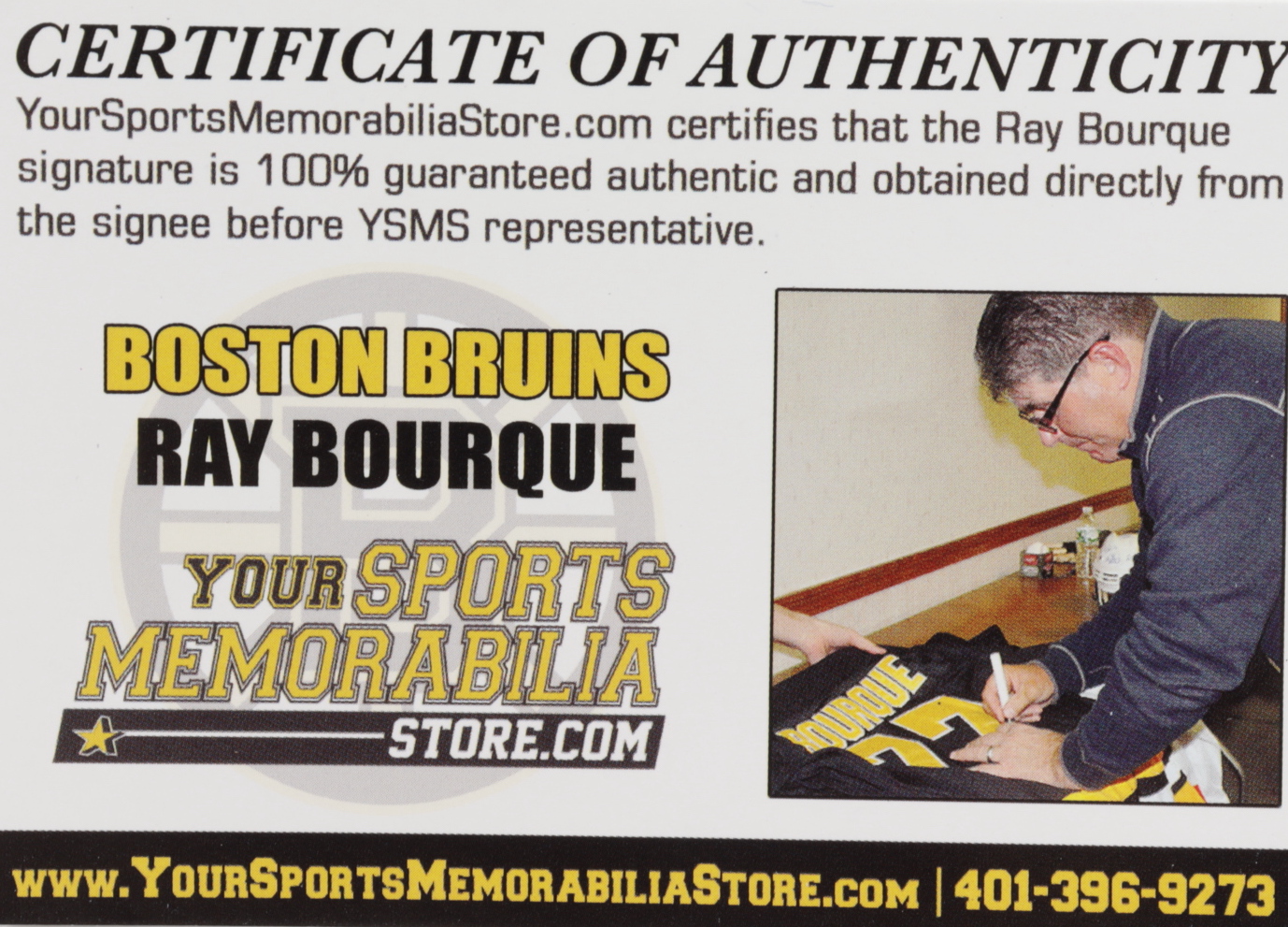 Ray Bourque Signed Bruins "Hockey Fights Cancer" Logo Hockey Puck (YSMS COA) at PristineAuction.com Ray Bourque Signed Bruins "Hockey Fights Cancer" Logo Hockey Puck (YSMS COA) at PristineAuction.com