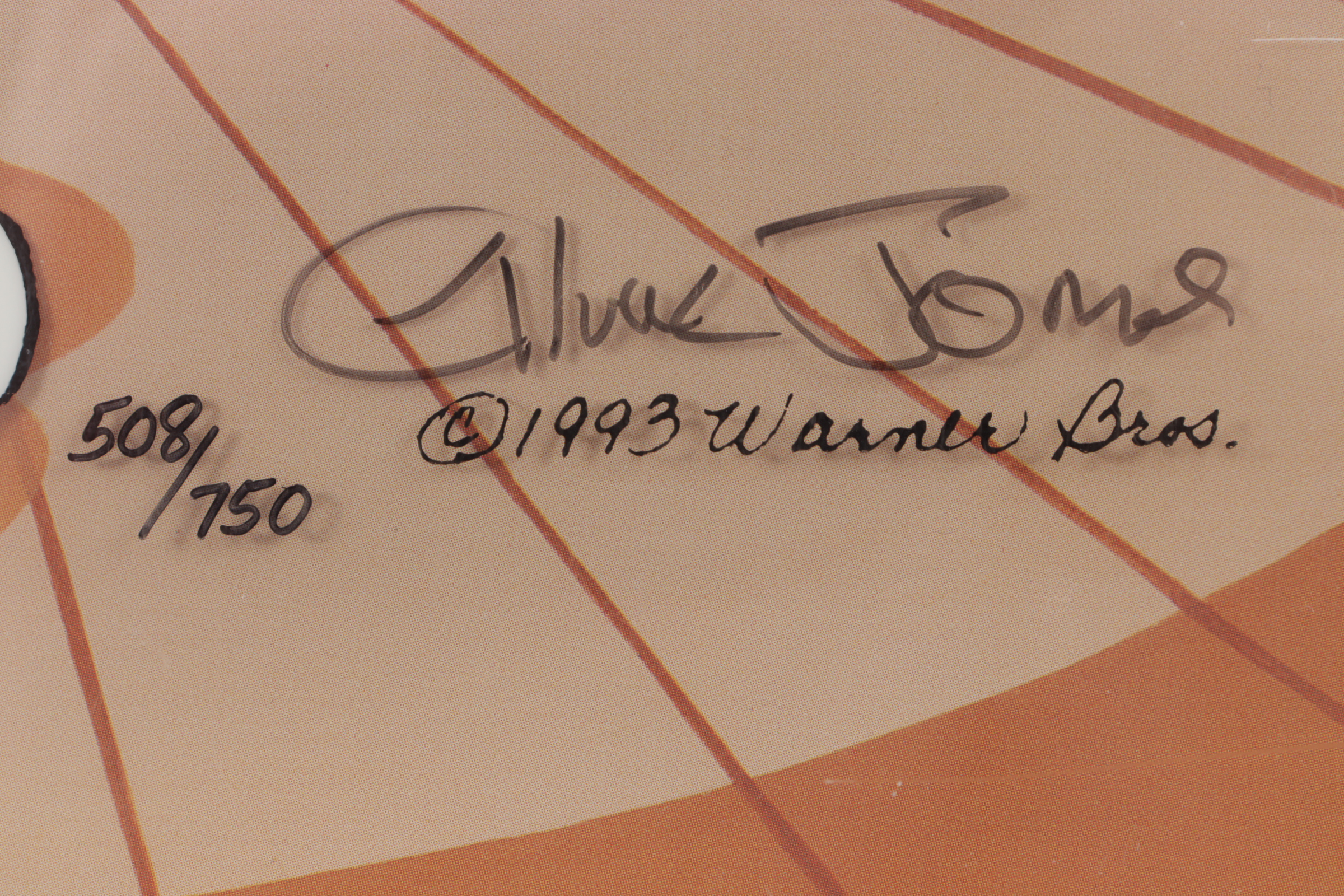 Chuck Jones Signed "Pewlitzer Prize" Sold Out Limited Edition 10x12 Animation Cel at PristineAuction.com Chuck Jones Signed "Pewlitzer Prize" Sold Out Limited Edition 10x12 Animation Cel at PristineAuction.com