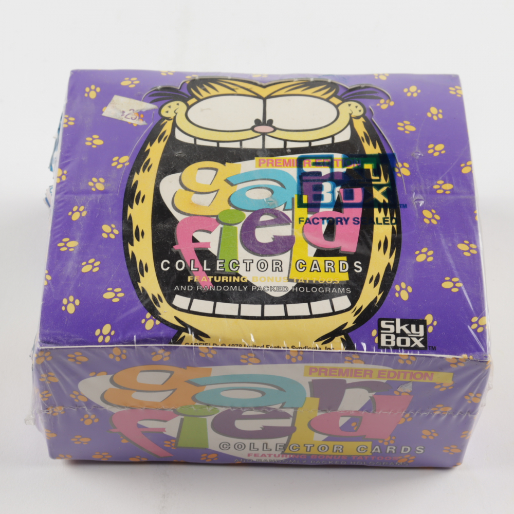 1978 SkyBox Garfield Premier Edition Collectors Card Box with (36