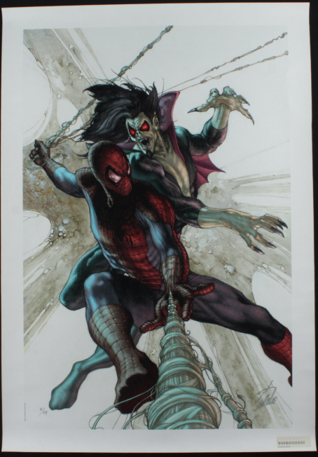 Stan Lee Signed "The Amazing Spider-Man #622" Limited Edition 18x27 Giclee on Canvas by Simone Bianchi and Marvel Comics at PristineAuction.com Stan Lee Signed "The Amazing Spider-Man #622" Limited Edition 18x27 Giclee on Canvas by Simone Bianchi and Marvel Comics at PristineAuction.com