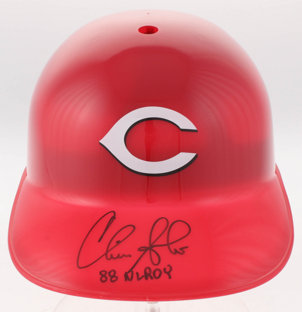 Chris Sabo Signed Reds Full-Size Batting Helmet Inscribed "88 NL ROY" (JSA COA) at PristineAuction.com Chris Sabo Signed Reds Full-Size Batting Helmet Inscribed "88 NL ROY" (JSA COA) at PristineAuction.com