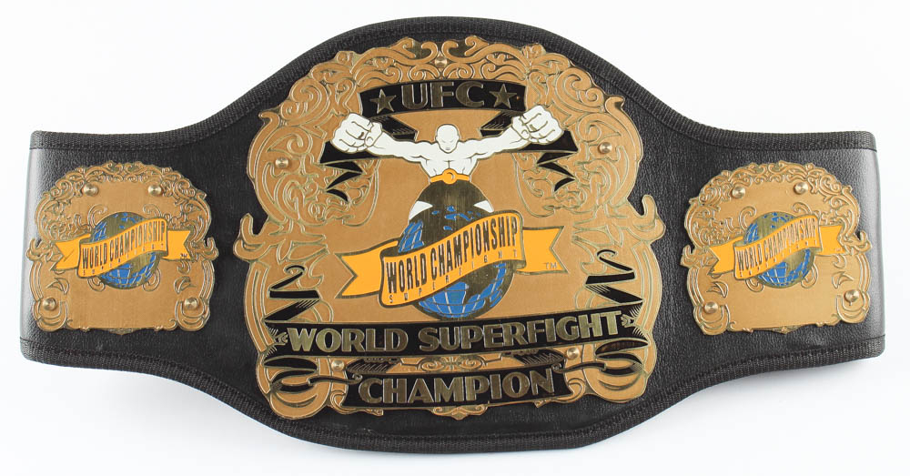 Royce Gracie Signed Full-Size UFC #1 Championship Belt Inscribed "HOF 03" & "UFC 1, 2, & 4 Champ" (PA COA) at PristineAuction.com Royce Gracie Signed Full-Size UFC #1 Championship Belt Inscribed "HOF 03" & "UFC 1, 2, & 4 Champ" (PA COA) at PristineAuction.com