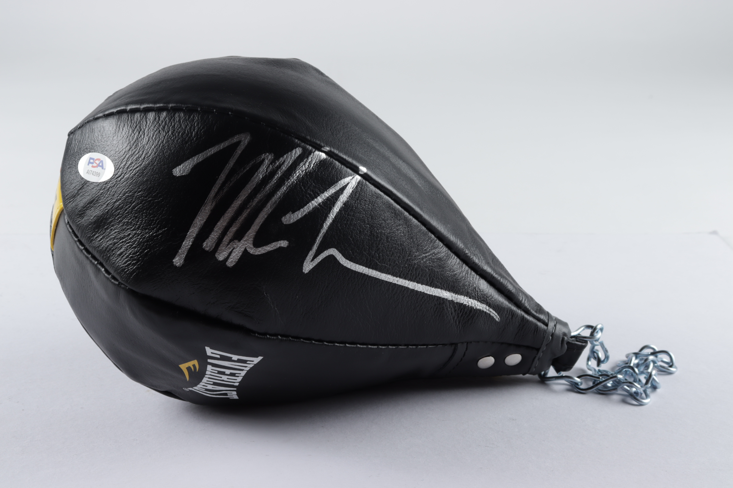 Mike Tyson Signed Everlast Boxing Speed Punching Bag (PSA COA) at PristineAuction.com Mike Tyson Signed Everlast Boxing Speed Punching Bag (PSA COA) at PristineAuction.com