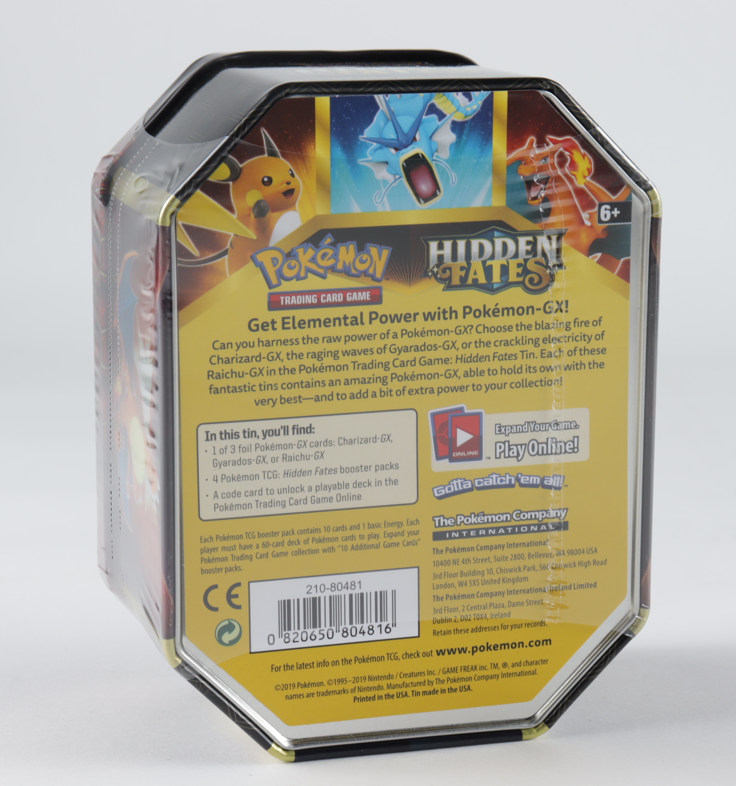Pokemon TCG: Hidden Fates Tin - Charizard at PristineAuction.com Pokemon TCG: Hidden Fates Tin - Charizard at PristineAuction.com