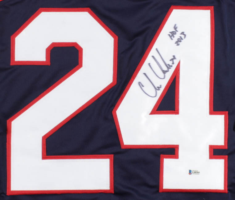 Chris Chelios Signed Jersey Inscribed "HOF 2013" (Beckett COA) at PristineAuction.com Chris Chelios Signed Jersey Inscribed "HOF 2013" (Beckett COA) at PristineAuction.com